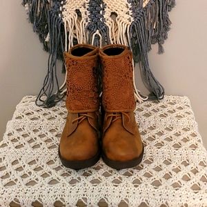 ‼️BOGO‼️Booties! Brown size 7